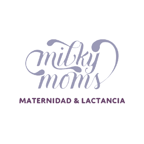 Logo de marca Milky Moms